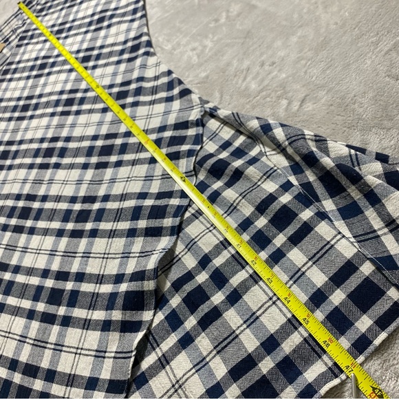 NWT RACHEL COMEY sz 6 Grateful Midi Dress 100% Cotton Plaid V-neck Short Sleeve - Picture 12 of 16